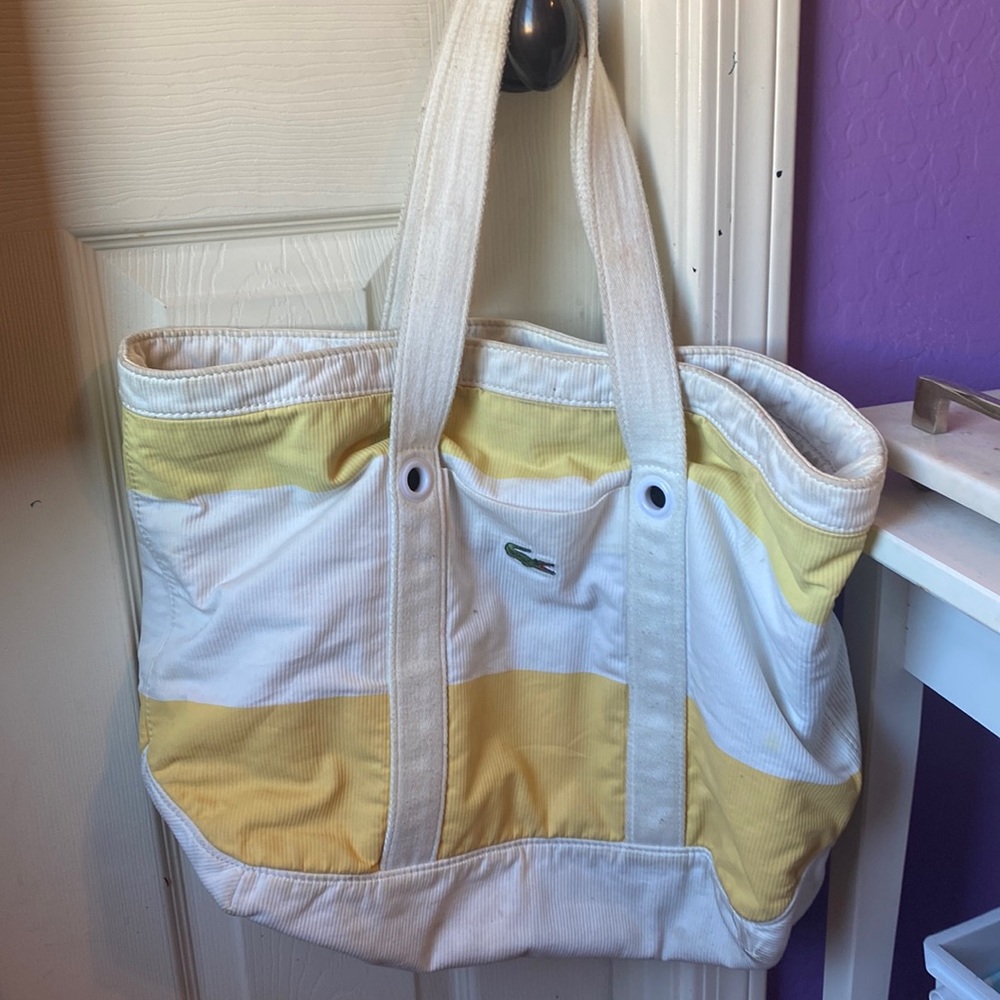 Lacoste beach bag
